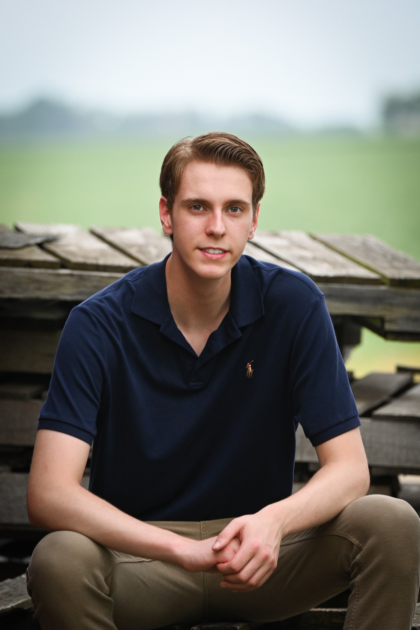 Will Egolf seated outdoors